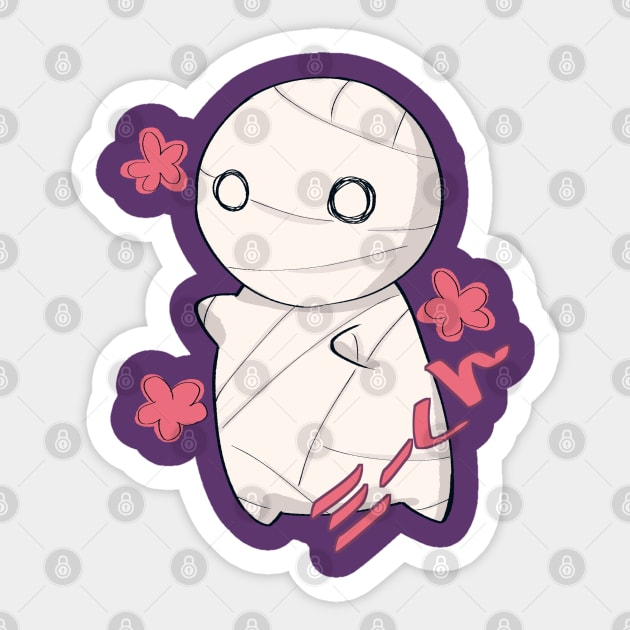 A TINY MUMMY Sticker by Sagurin